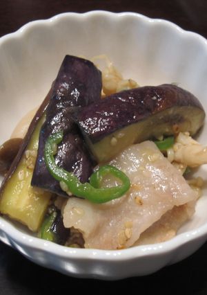 ナスとピーマンと豚肉の甘味噌炒め-レシピのメイン写真