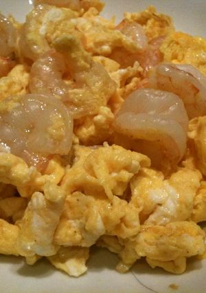 エビとニンニクの卵炒め☆スペイン風-レシピのメイン写真