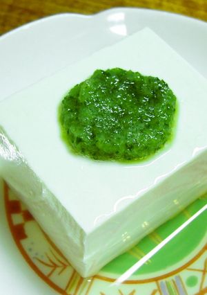 夏景色の冷や奴-レシピのメイン写真
