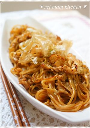 ✿Wソースで♡屋台風の焼きうどん✿-レシピのメイン写真