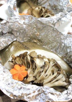 ✿ 白身魚とまいたけのホイル蒸し ✿-レシピのメイン写真