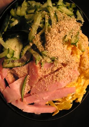 ダイエット：糸こんにゃくの冷やし中華風-レシピのメイン写真