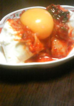 1分で出来る！超簡単キムチ冷奴-レシピのメイン写真