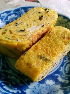 ゴマとお豆腐入りの玉子焼き-レシピのメイン写真