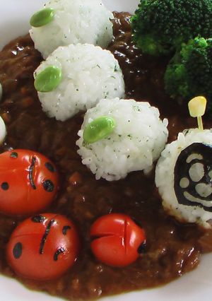 あおむし君のお友達カレー-レシピのメイン写真