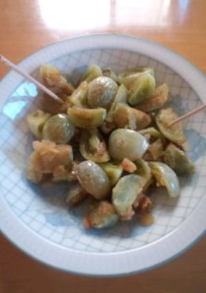 青トマトのフライ-レシピのメイン写真