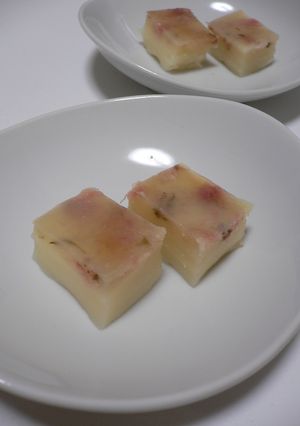 レンジでもっちり桜塩ういろう-レシピのメイン写真
