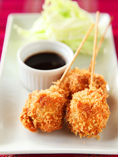 豚バラとプチトマトの串揚げ-レシピのメイン写真