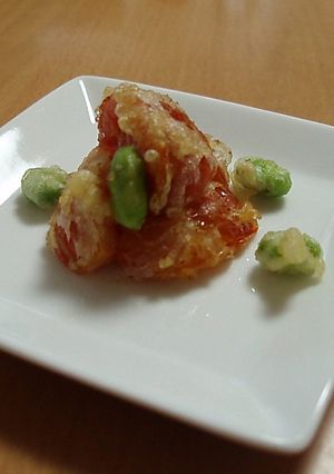 トマトの天ぷら-レシピのメイン写真