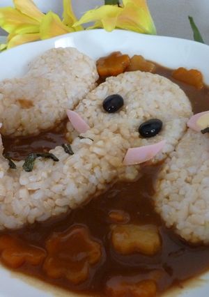 ぞうさんカレー-レシピのメイン写真