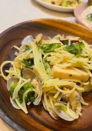 炊飯器で作るアサリのパスタ-レシピのメイン写真