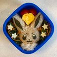 新1年生お弁当最終日♪イーブイ キャラ弁
