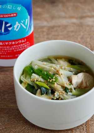 鶏むね肉と長ねぎのしょうが塩スープ-レシピのメイン写真