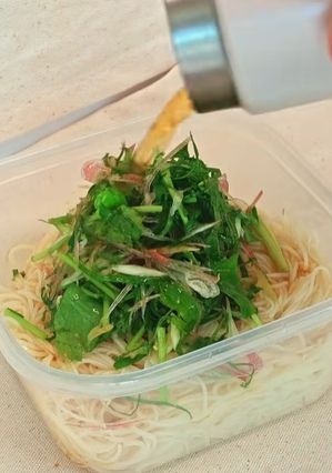 たっぷり薬味とすだち香るそうめん-レシピのメイン写真