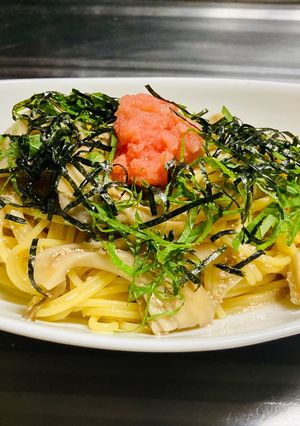 たらこと舞茸のパスタ-レシピのメイン写真
