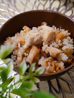 鶏むね肉の節約炊き込みご飯-レシピのメイン写真