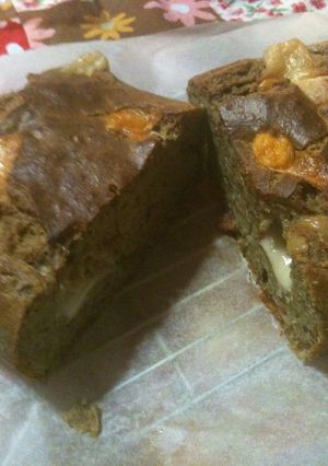 エゴマ粉のケークサレ・ナポリタン風-レシピのメイン写真