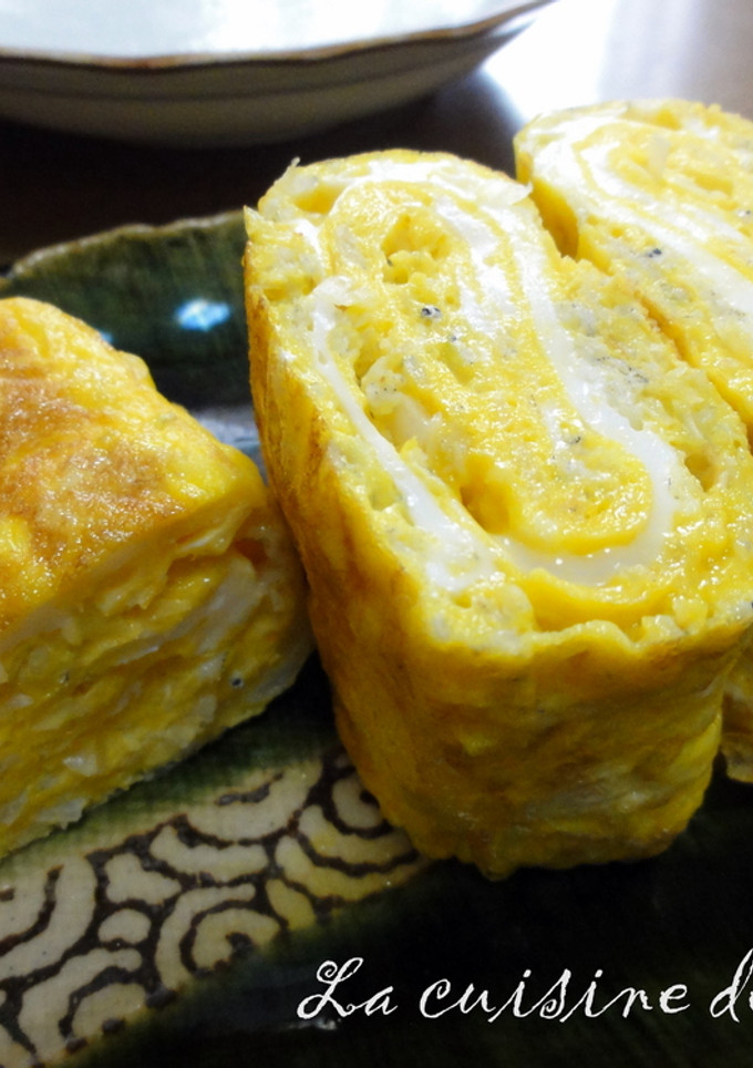 お弁当に☆ちりめんの厚焼き玉子-レシピのメイン写真