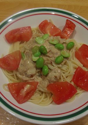 夏に★食べるラー油とツナde冷製パスタ★-レシピのメイン写真