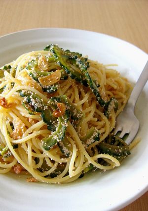 ゴーヤとたらこのパスタ-レシピのメイン写真