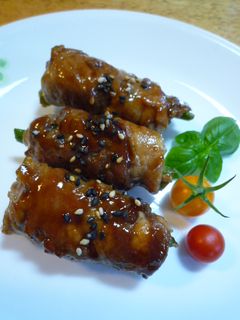いんげんの肉巻き(照り焼き風)-レシピのメイン写真
