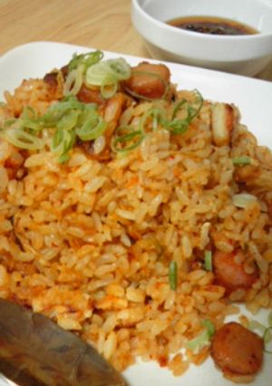パラパラキムチ炒飯*食べラー添え-レシピのメイン写真