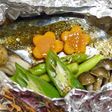 さわらと夏野菜のホイル焼き( ´ー`)ノ