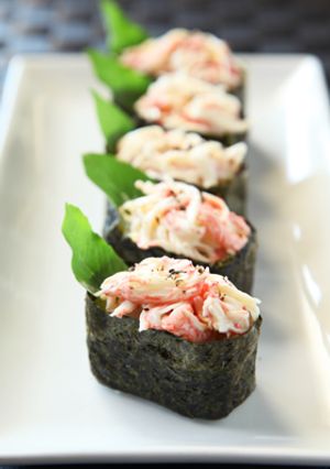 香り箱（かにかま）で軍艦巻き-レシピのメイン写真