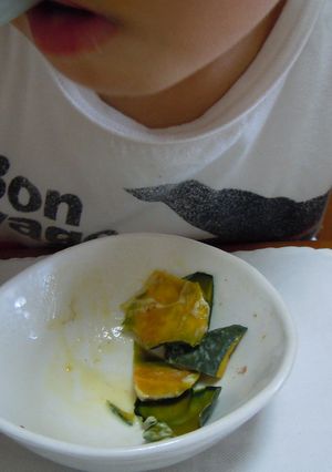 かぼちゃの皮を食べましょう♪～ミルク煮～-レシピのメイン写真