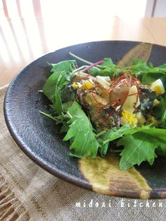 炙り焼きキノコと半熟卵のスパイシーサラダ-レシピのメイン写真