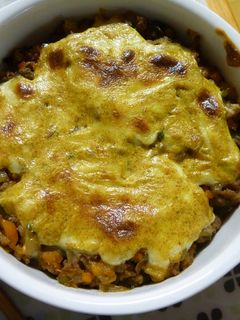 ジャガイモとナスの肉みそ焼き-レシピのメイン写真