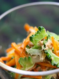 ゴーヤとの人参のツナサラダ-レシピのメイン写真