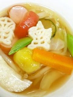 パスタ入り 野菜コンソメスープトマト風味-レシピのメイン写真