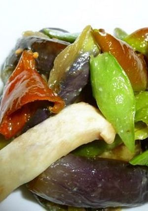 電子レンジで　野菜のごま味噌炒め風-レシピのメイン写真