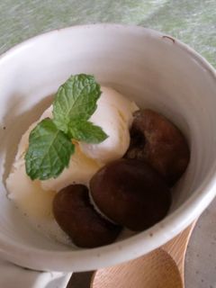 コーヒー白玉 バニラアイス添え-レシピのメイン写真