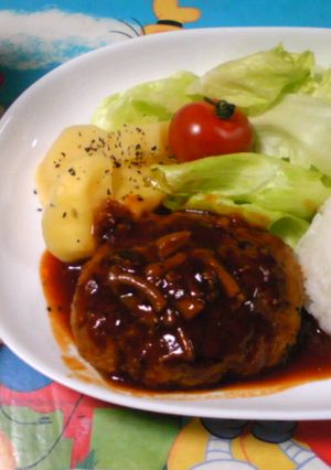 うちの柔らかﾊﾝﾊﾞｰｸﾞ♪-レシピのメイン写真