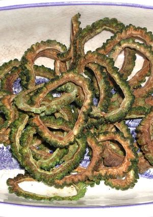 電子レンジで簡単ゴーヤチップス-レシピのメイン写真