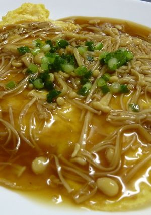 めっちゃ簡単！えのきのあんかけ玉子焼き☆-レシピのメイン写真