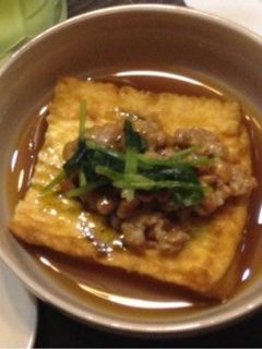 めっちゃ簡単!納豆厚揚げ-レシピのメイン写真