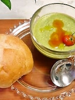 簡単!夏ばて防止!オクラの冷たいスープ-レシピのメイン写真