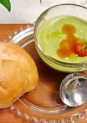 簡単！夏ばて防止！オクラの冷たいスープ-レシピのメイン写真