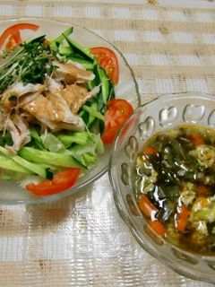 野菜たっぷり♪鶏胸肉のバンバンジー♪-レシピのメイン写真