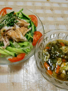 野菜たっぷり♪鶏胸肉のバンバンジー♪-レシピのメイン写真