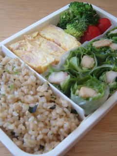 鶏照り焼き生春巻き弁当-レシピのメイン写真