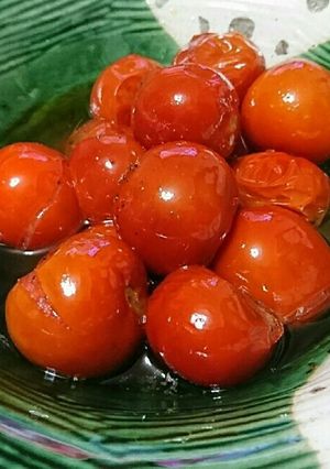 超簡単★ミニトマトのオリーブオイル炒め-レシピのメイン写真