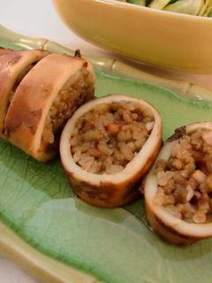 お米で作った♪圧力鍋で簡単イカ飯♪-レシピのメイン写真