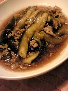 お酢でさっぱりナスの炒め煮-レシピのメイン写真