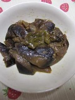 ナスとピーマンの味噌炒め煮-レシピのメイン写真