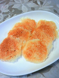 レンジで簡単、チーズせんべい-レシピのメイン写真