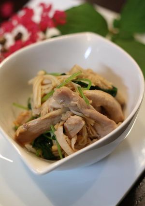 しっとり鶏のわさび醤油和え-レシピのメイン写真